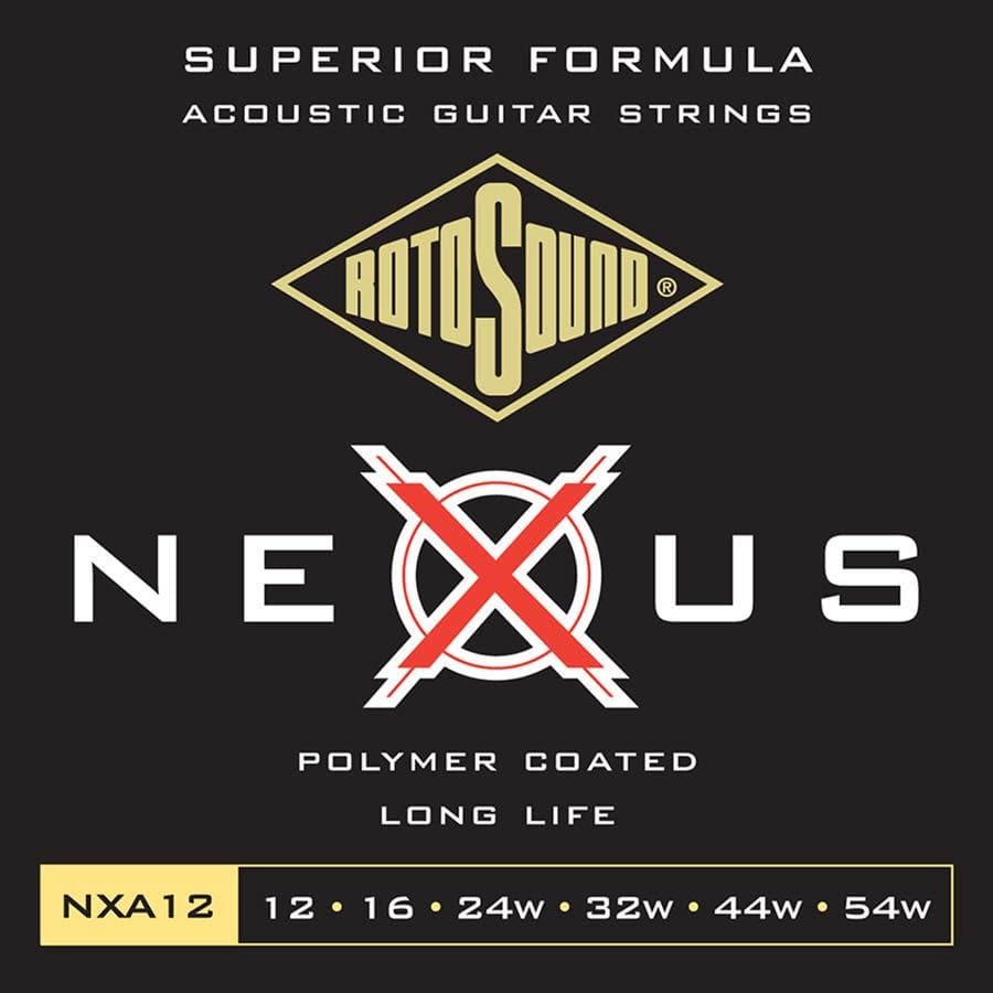 Rotosound Nexus Coated 10 Gauge Acoustic Guitar Strings Guitar Crazy