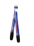 Blue/Orange Stripe Guitar Strap by Buckle Down