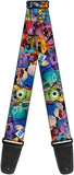 Monsters University Stacked Guitar Strap by Buckle Down - BD-WDY124