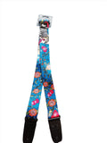 Buy Only God Can Judge Me Close Up - Blue Guitar Strap at Guitar Crazy