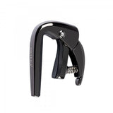 Ortega Flat Capo - Black Chrome Finish