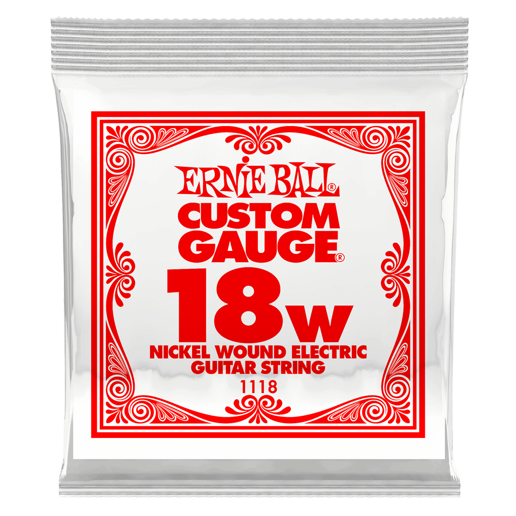 Ernie Ball .018 Wound Single Guitar String