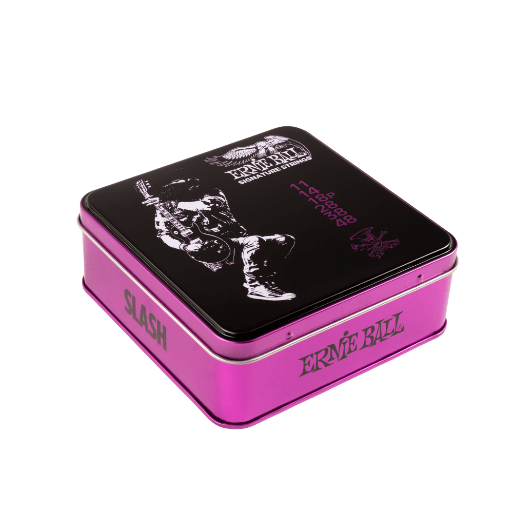 Ernie Ball SLASH Signature Electric Guitar Strings Set of 3 with FREE Limited Edition Collectors Tin