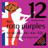 Rotosound R12 Purples 12-52 Gauge Electric Guitar Strings